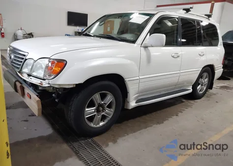 2006 Lexus Lx 470 from USA, damaged, VIN JTJHT00W864003998